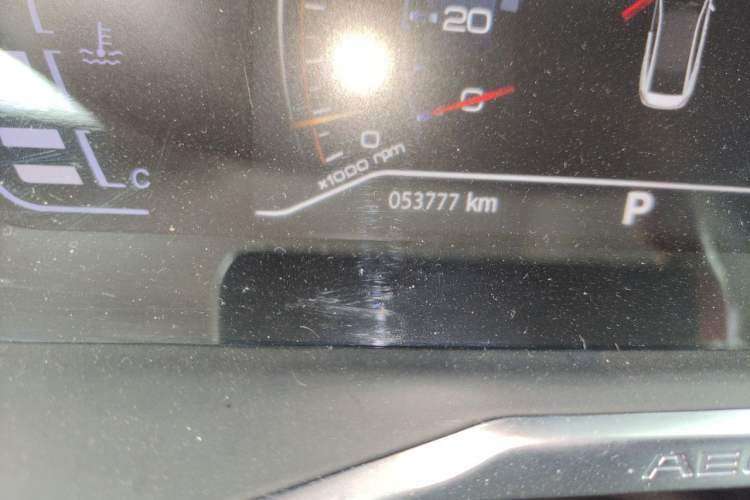 Used Dongfeng Aeolus Yixuan 2020 230T Automatic Advanced Edition Odometer Close Up