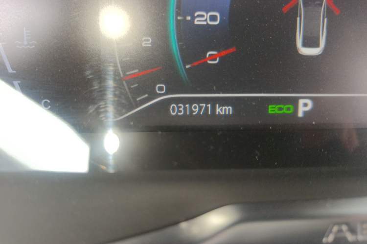Used Dongfeng Aeolus Yixuan 2021 230T Automatic Zuiying Knight Edition Odometer Close Up