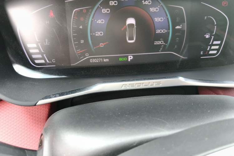 Used Dongfeng Aeolus Yixuan 2021 230T Automatic Hunter Edition Odometer Close Up