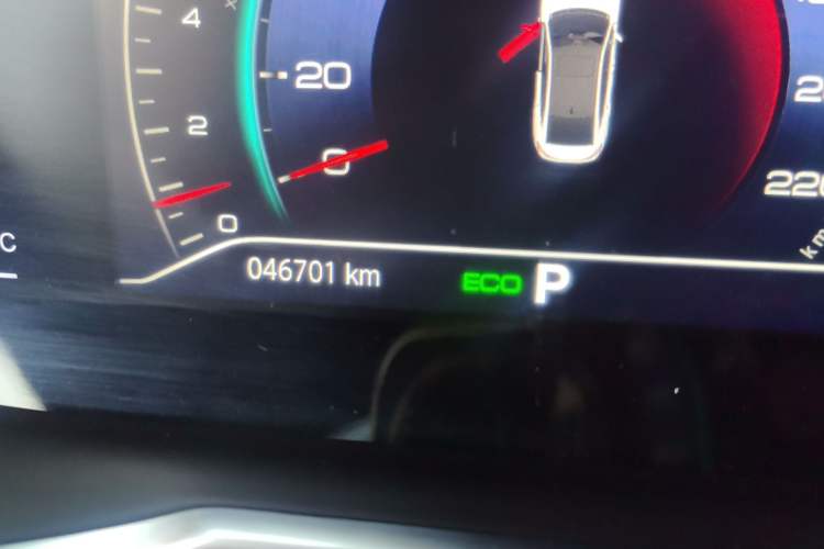 Used Dongfeng Aeolus Yixuan 2021 230T Automatic Zuiying Knight Edition Odometer Close Up