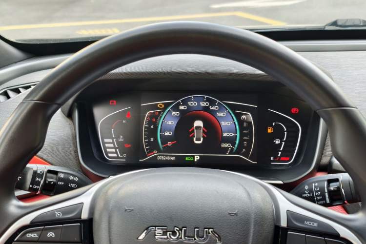 Used Dongfeng Aeolus Yixuan 2021 230T Automatic Zuiying Knight Edition Odometer Close Up