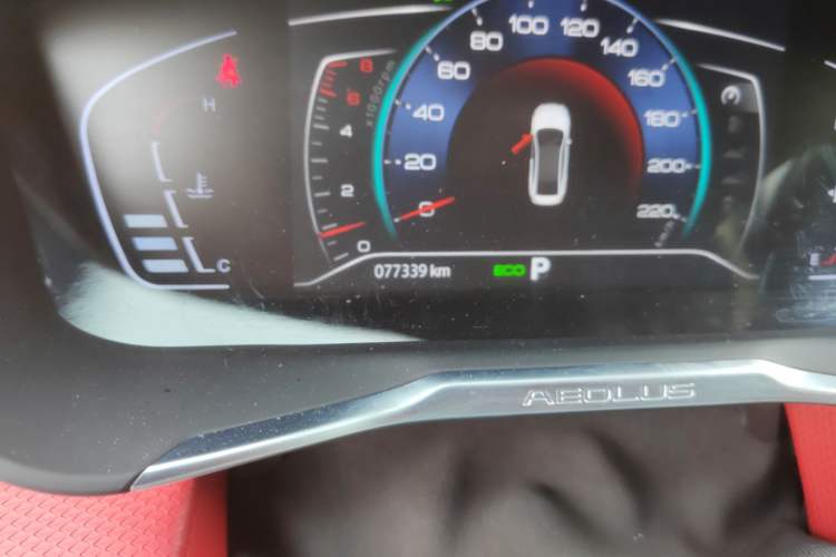 Used Dongfeng Aeolus Yixuan 2021 230T Automatic Dream-Chasing Edition Odometer Close Up