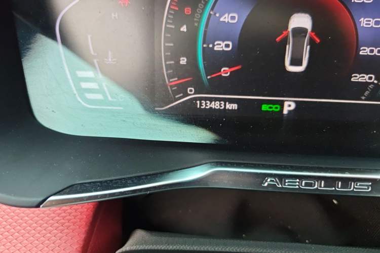 Used Dongfeng Aeolus Yixuan 2021 230T Automatic Zuiying Knight Edition Odometer Close Up