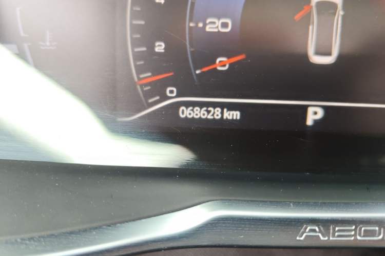 Used Dongfeng Aeolus Yixuan 2021 230T Automatic Zuiying Knight Edition Odometer Close Up