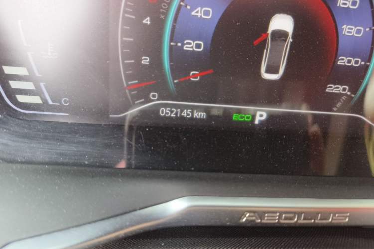 Used Dongfeng Aeolus Yixuan 2021 230T Automatic ZuiFeng Edition Odometer Close Up