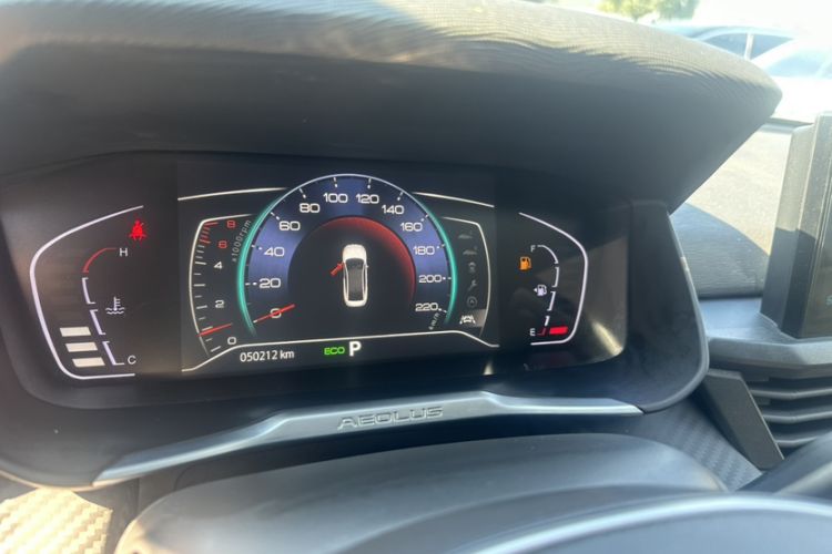 Used Dongfeng Aeolus Yixuan 2021 230T Automatic Dream-Chasing Edition Odometer Close Up