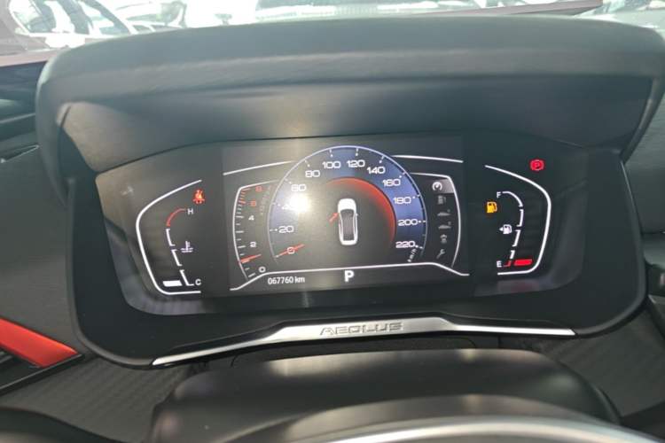 Used Dongfeng Aeolus Yixuan 2021 230T Automatic ZuiFeng Edition Instrument Cluster
