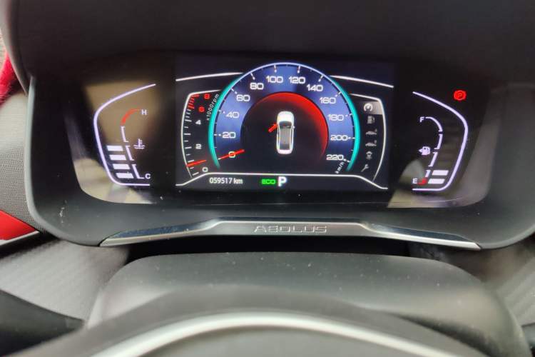 Used Dongfeng Aeolus Yixuan 2021 230T Automatic Zuiqing Edition Odometer Close Up