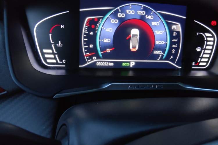 Used Dongfeng Aeolus Yixuan 2021 230T Automatic ZuiFeng Edition Odometer Close Up