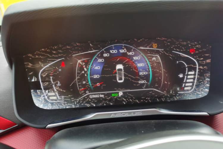 Used Dongfeng Aeolus Yixuan 2022 230T Automatic Adaptive-Beam Knight Edition Instrument Cluster