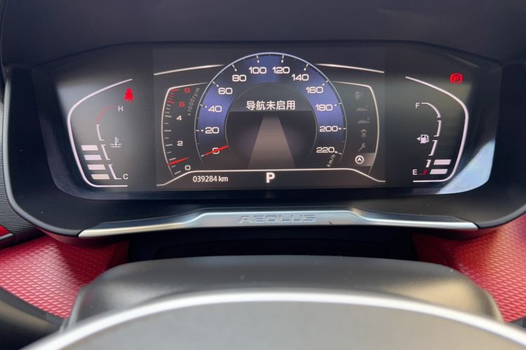 Used Dongfeng Aeolus Yixuan 2022 230T Automatic Adaptive-Beam Knight Edition Odometer Close Up