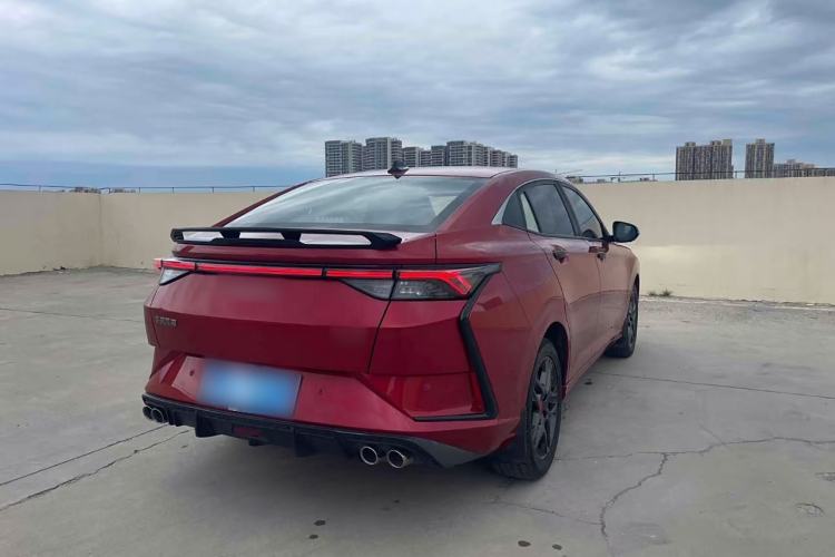 Used Dongfeng Aeolus Yixuan 2022 230T Automatic Adaptive-Beam Knight Edition Rear Right 45 Deg