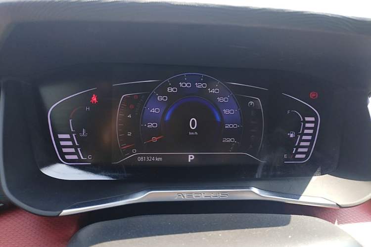 Used Dongfeng Aeolus Yixuan 2022 230T Automatic Adaptive-Beam Knight Edition Instrument Cluster