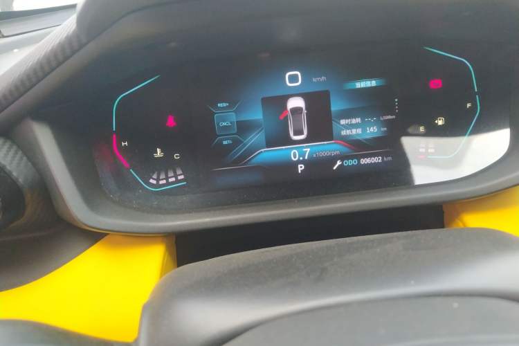 Used Dongfeng Aeolus Yixuan 2023 Mach Edition 1.5T Automatic Pursuit Rider Version Instrument Cluster