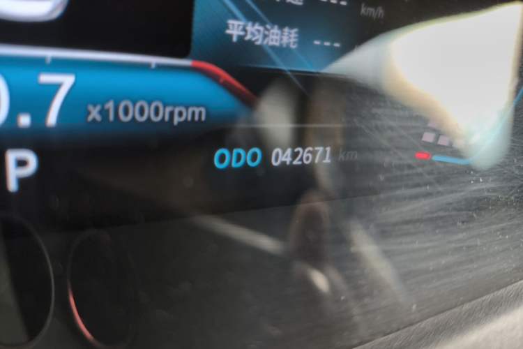 Used Dongfeng Aeolus Yixuan 2023 Mach Edition 1.5L Automatic Chasing Wind Version Odometer Close Up