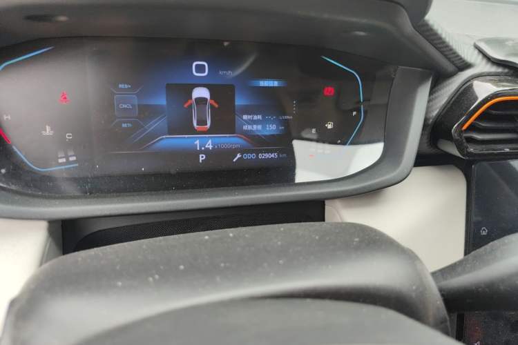 Used Dongfeng Aeolus Yixuan 2023 Mach Edition 1.5L Automatic Chasing Wind Version Odometer Close Up