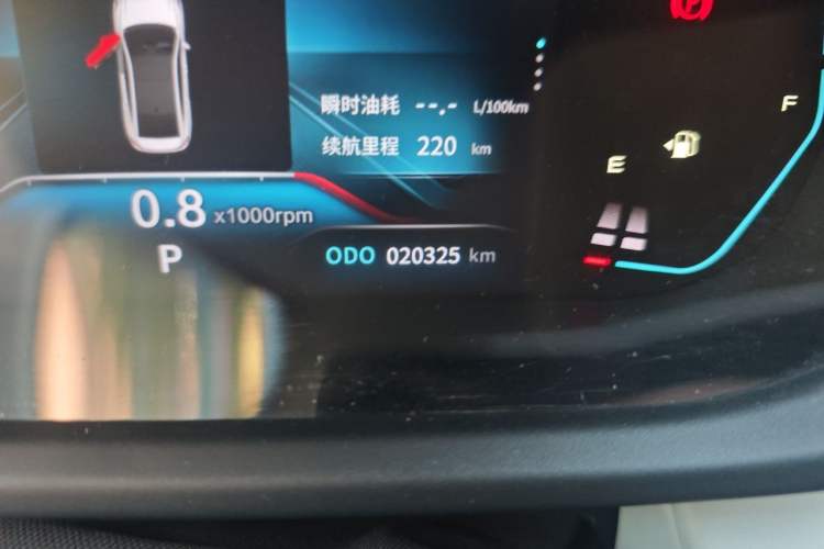 Used Dongfeng Aeolus Yixuan 2023 Mach Edition 1.5L Automatic Chasing Shadow Version Odometer Close Up