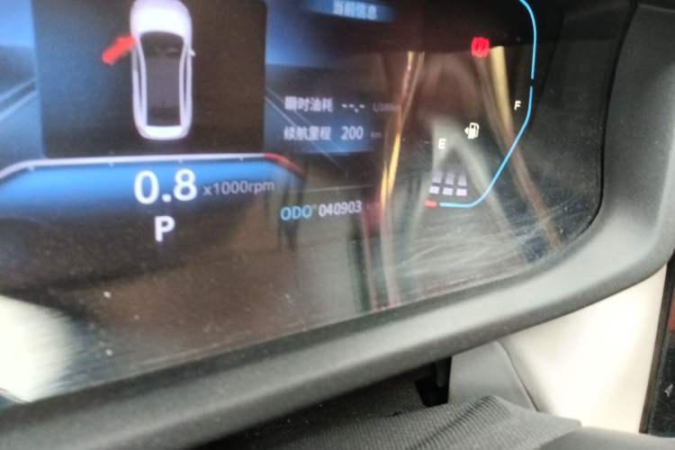 Used Dongfeng Aeolus Yixuan 2023 Mach Edition 1.5L Automatic Chasing Shadow Version Odometer Close Up