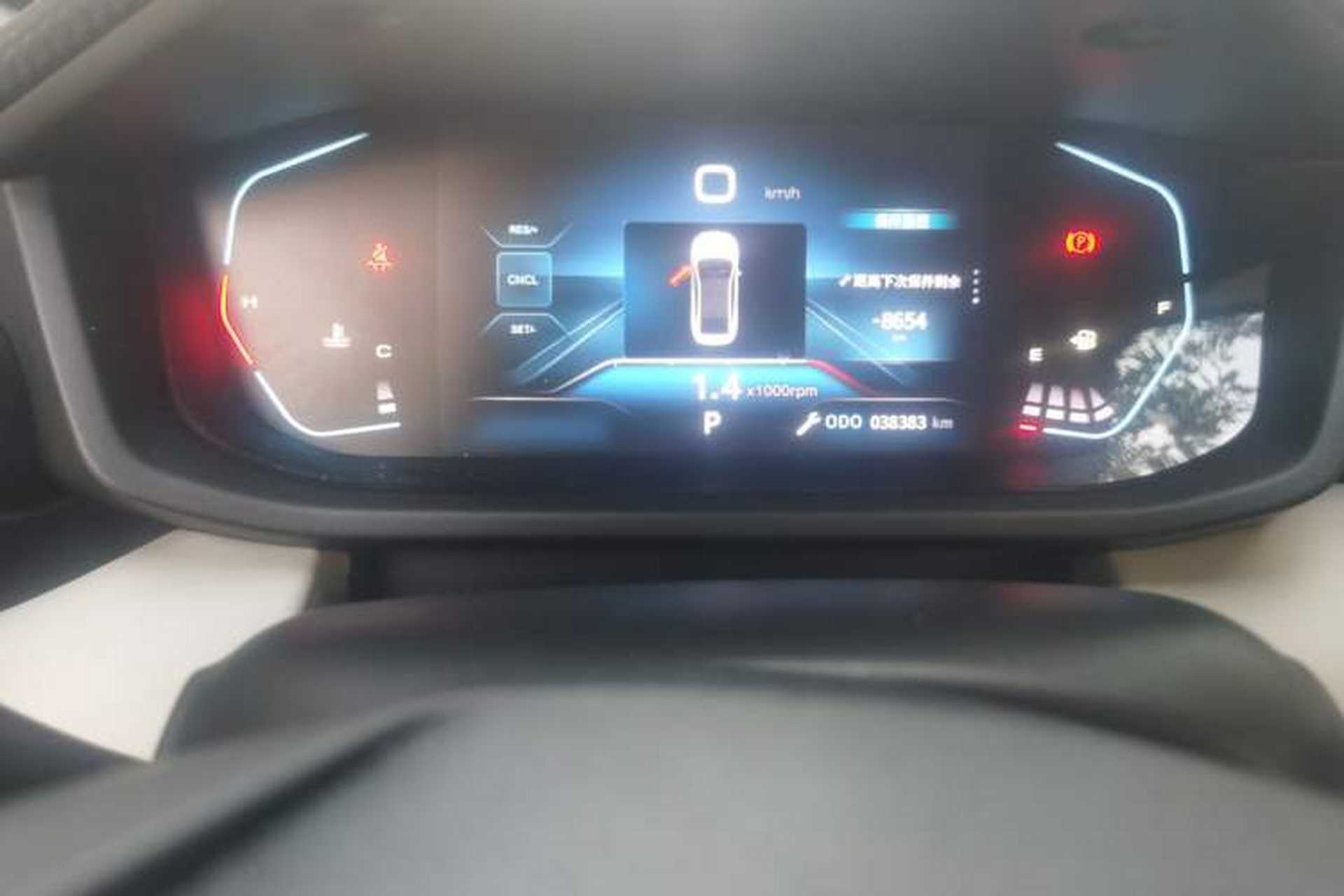 Used Dongfeng Aeolus Yixuan 2023 Mach Edition 1.5L Automatic Chasing Wind Version Odometer Close Up