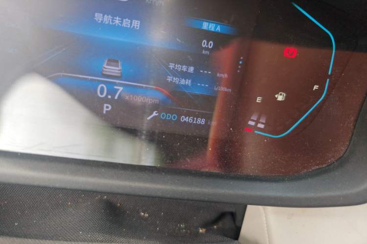 Used Dongfeng Aeolus Yixuan 2023 Mach Edition 1.5L Automatic Chasing Shadow Version Odometer Close Up