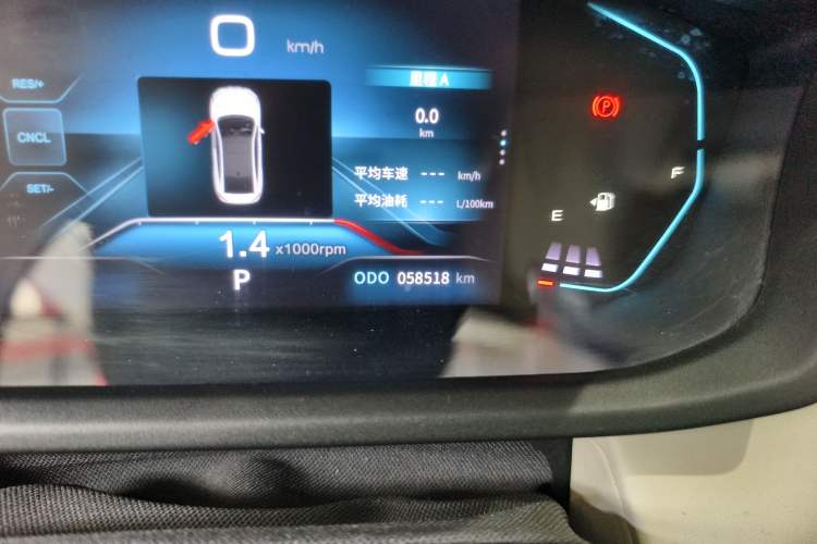 Used Dongfeng Aeolus Yixuan 2023 Mach Edition 1.5L Automatic Chasing Wind Version Odometer Close Up