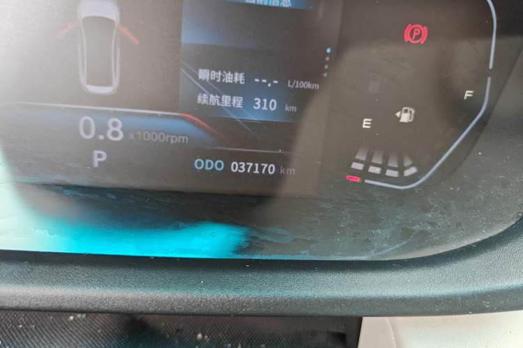 Used Dongfeng Aeolus Yixuan 2023 Mach Edition 1.5L Automatic Chasing Wind Version Odometer Close Up