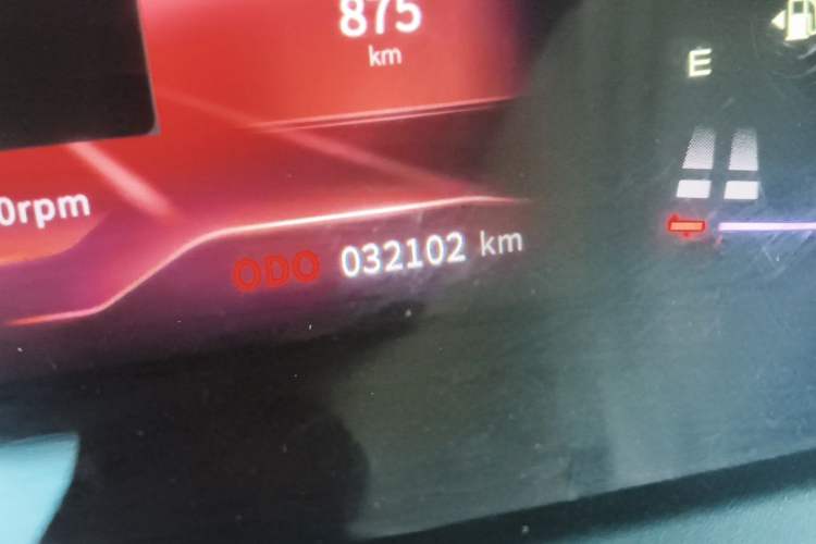Used Dongfeng Aeolus Yixuan 2023 Mach Edition 1.5L Automatic Chasing Wind Version Odometer Close Up