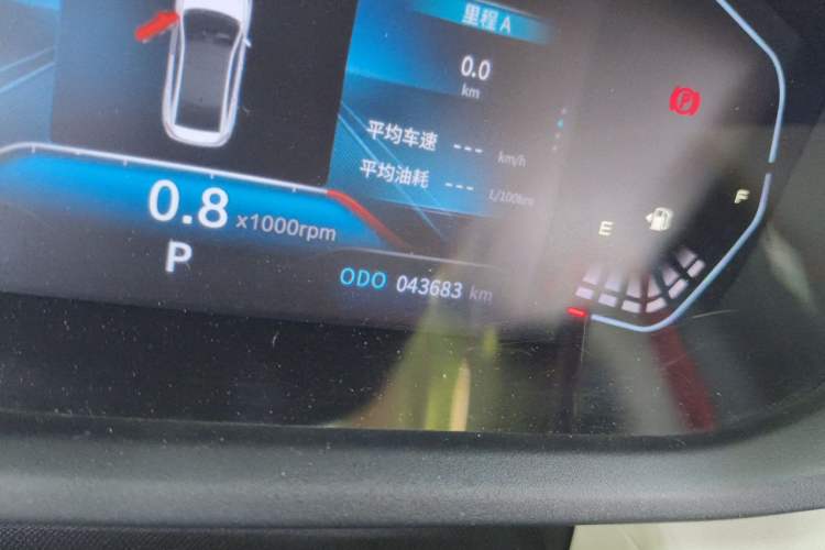 Used Dongfeng Aeolus Yixuan 2023 Mach Edition 1.5L Automatic Chasing Shadow Version Odometer Close Up