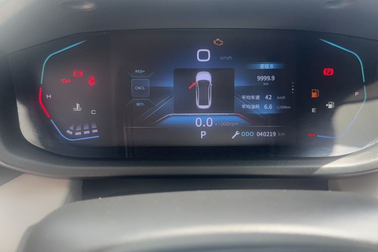 Used Dongfeng Aeolus Yixuan 2023 Mach Edition 1.5L Automatic Chasing Wind Version Odometer Close Up