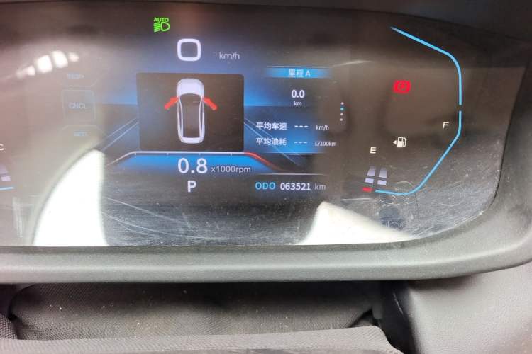 Used Dongfeng Aeolus Yixuan 2023 Mach Edition 1.5L Automatic Chasing Shadow Version Odometer Close Up