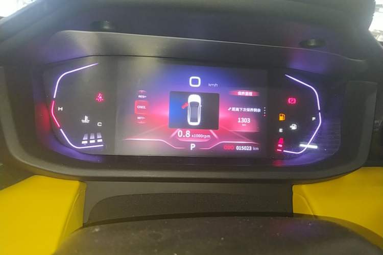 Used Dongfeng Aeolus Yixuan 2023 Mach Edition 1.5T Automatic Pursuit Rider Version Instrument Cluster