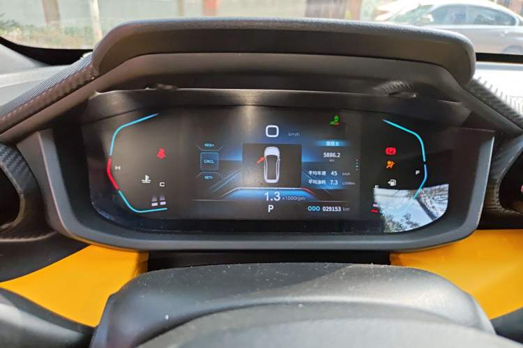 Used Dongfeng Aeolus Yixuan 2023 Mach Edition 1.5T Automatic Pursuit Rider Version Instrument Cluster
