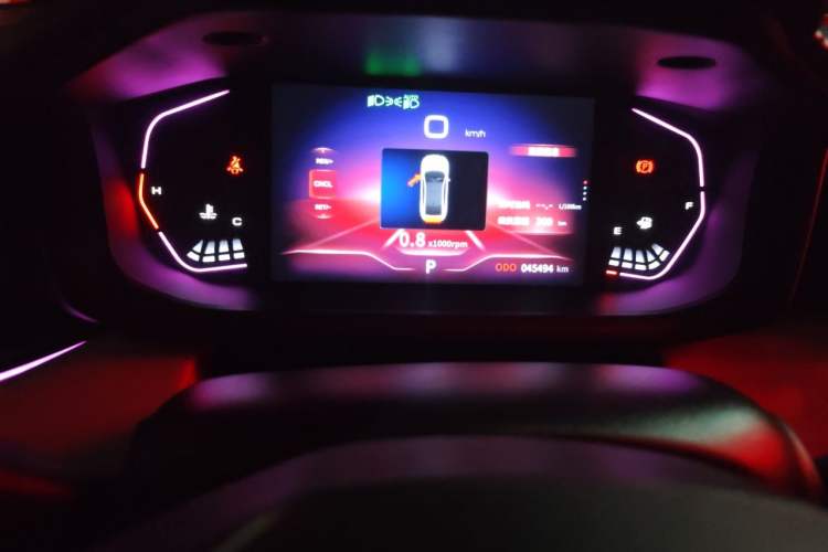 Used Dongfeng Aeolus Yixuan 2023 Mach Edition 1.5L Automatic Chasing Wind Version Odometer Close Up