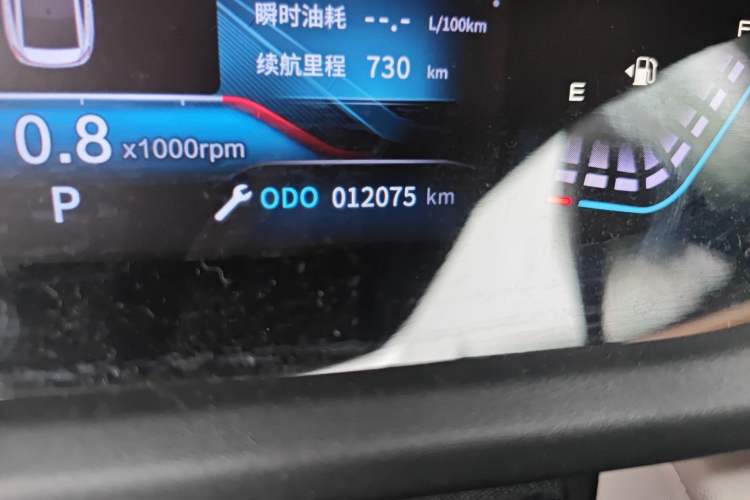 Used Dongfeng Aeolus Yixuan 2023 Mach Edition 1.5L Automatic Chasing Shadow Version Odometer Close Up
