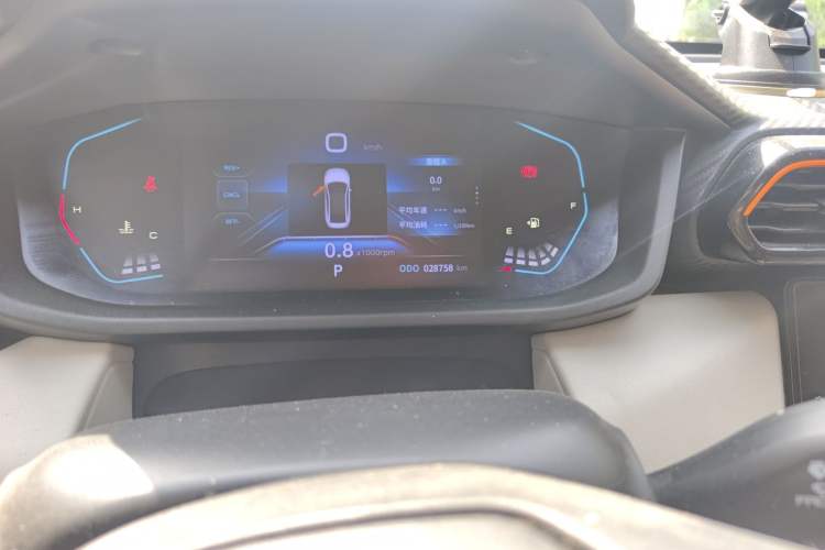 Used Dongfeng Aeolus Yixuan 2023 Mach Edition 1.5L Automatic Chasing Wind Version Odometer Close Up
