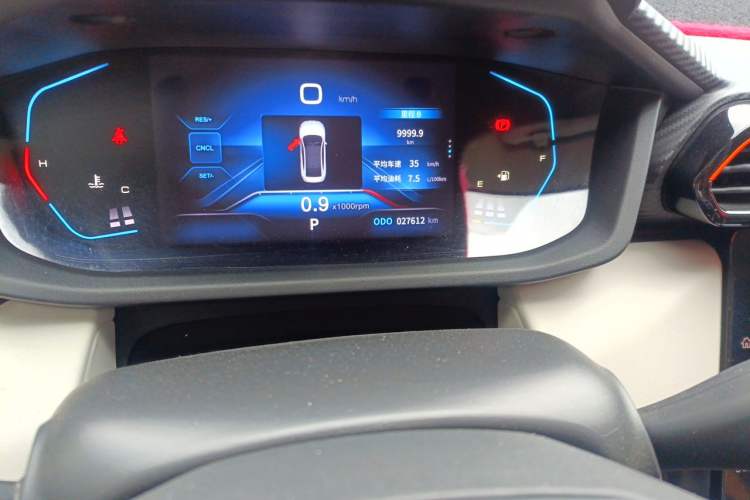 Used Dongfeng Aeolus Yixuan 2023 Mach Edition 1.5L Automatic Chasing Wind Version Odometer Close Up