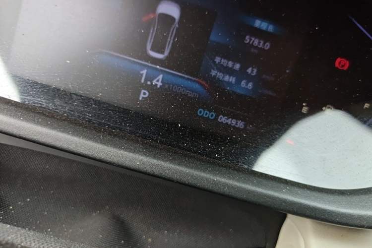 Used Dongfeng Aeolus Yixuan 2023 1.5L Automatic Glory Edition Odometer Close Up