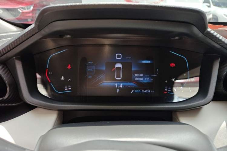 Used Dongfeng Aeolus Yixuan 2023 Mach Edition 1.5L Automatic Chasing Wind Version Odometer Close Up