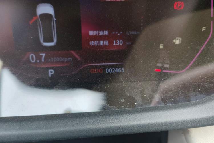 Used Dongfeng Aeolus Yixuan 2023 1.5L Automatic Glory Edition Odometer Close Up