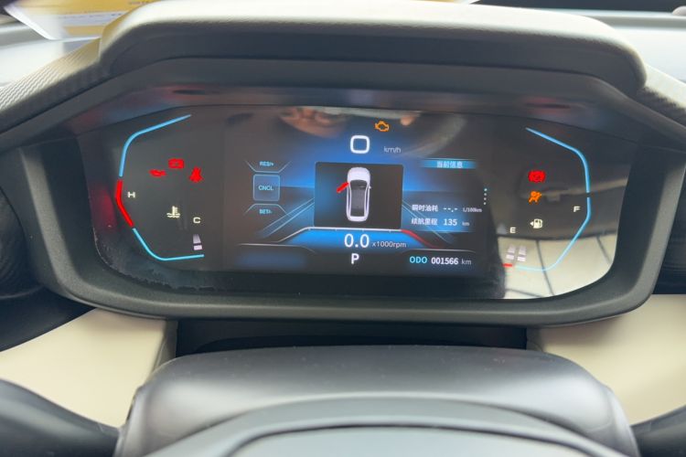 Used Dongfeng Aeolus Yixuan 2023 Mach Edition 1.5L Automatic Chasing Wind Version Odometer Close Up