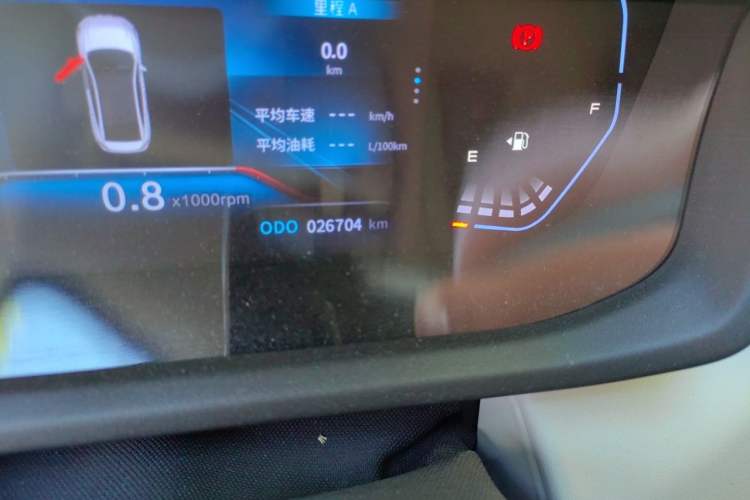 Used Dongfeng Aeolus Yixuan 2023 Mach Edition 1.5L Manual Windstorm Version Odometer Close Up