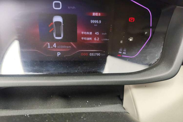 Used Dongfeng Aeolus Yixuan 2023 Mach Edition 1.5L Automatic Chasing Wind Version Odometer Close Up
