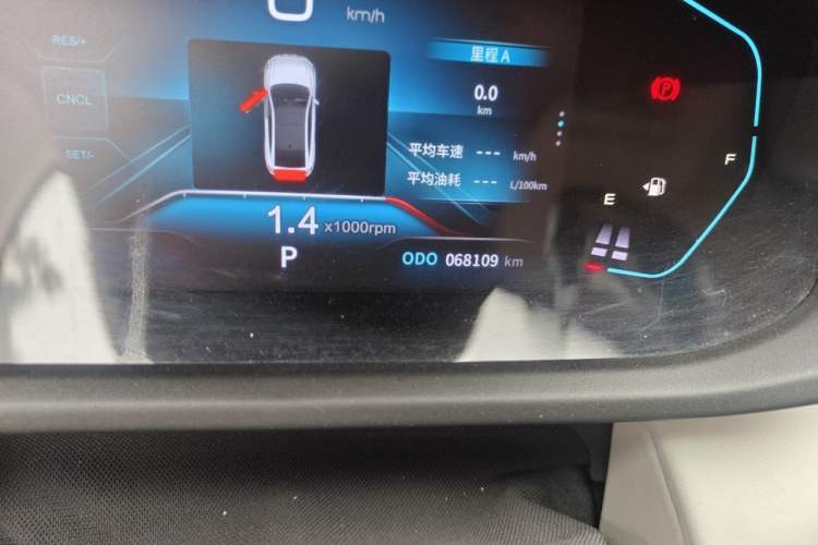 Used Dongfeng Aeolus Yixuan 2023 Mach Edition 1.5L Automatic Chasing Wind Version Odometer Close Up