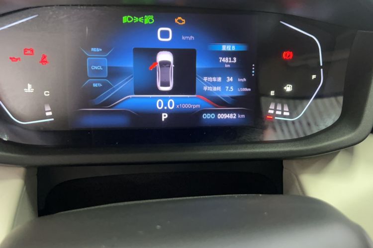 Used Dongfeng Aeolus Yixuan 2023 Mach Edition 1.5L Automatic Chasing Wind Version Odometer Close Up