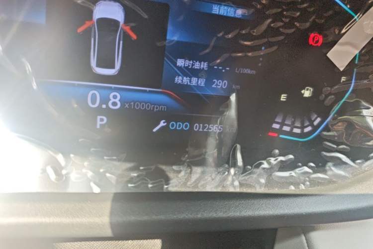 Used Dongfeng Aeolus Yixuan 2023 Mach Edition 1.5L Automatic Chasing Wind Version Odometer Close Up