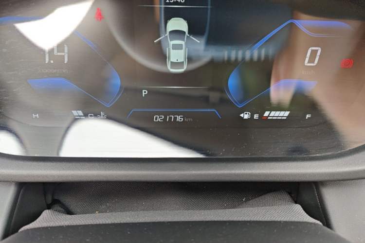Used Dongfeng Aeolus Yixuan 2024 1.5L Automatic JingSu Edition Odometer Close Up
