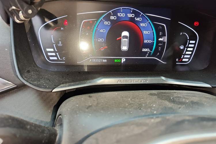 Used Dongfeng Aeolus Yixuan GS 2020 230T Automatic Haohan Edition Odometer Close Up