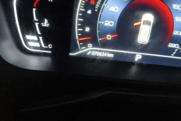 Used Dongfeng Aeolus Yixuan GS 2020 230T Automatic Cool Edition Odometer Close Up
