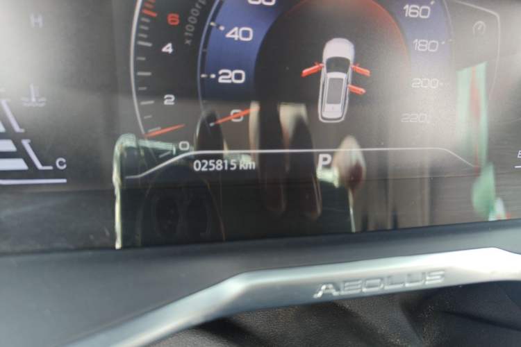 Used Dongfeng Aeolus Yixuan GS 2020 230T Automatic Yueyu Version Odometer Close Up