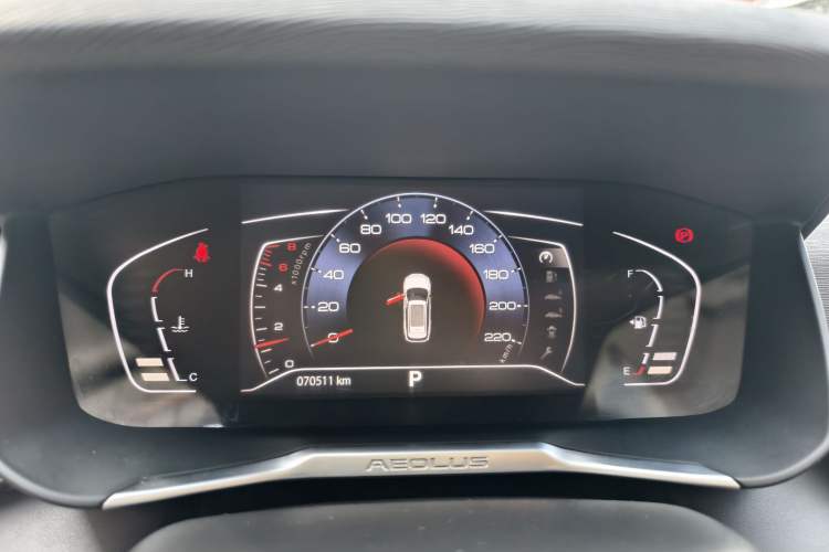 Used Dongfeng Aeolus Yixuan GS 2020 230T Automatic Yueyu Version Odometer Close Up